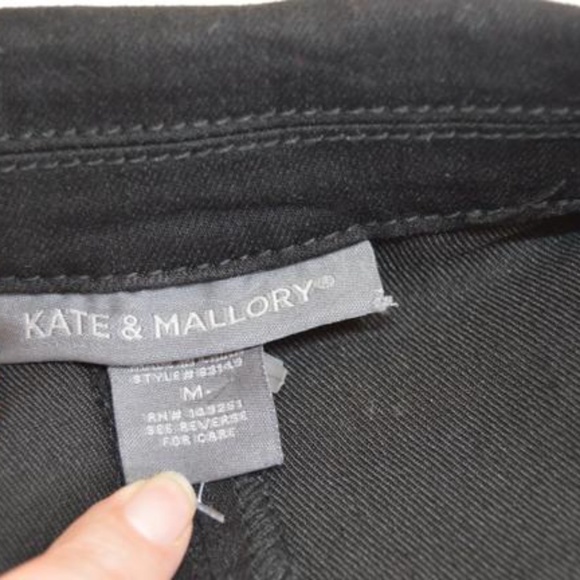 Denim  Black New Stretch Bead Detail Moto - Picture 5 of 7